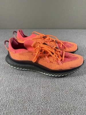 Adidas 4D Fusio Prime knit Orange Red Shoes FY5929 Mens Size 10 Sneakers