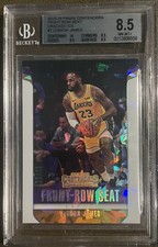 2018 Contenders Basketball Front Row Seat Cracked Ice LeBron James, /25, BGS 8.5