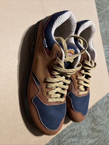Lems Trailhead Blue Brown Sequoia Leather Hiking Shoes Women’s Size 11B - Picture 5 of 15