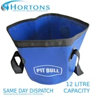 FOLDING BUCKET 11L PLUMBING COLLAPSIBLE FLEX DRAIN PITBULL TODAYS TOOLS PLUMBING