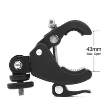 Handlebar Clamp Roll Bar Tripod Mount Adapter for GoPro Insta360 SJCAM Xiaomi Yi
