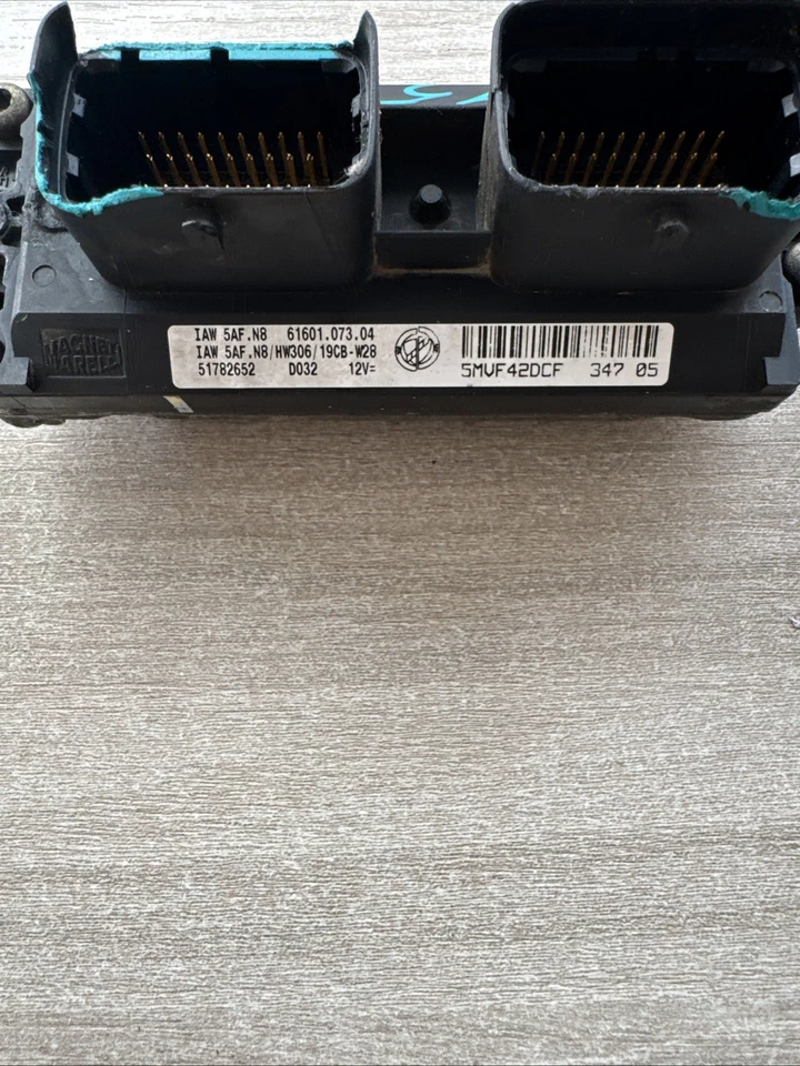 51782652 IAW 5AF.N8 Centralina Lancia Y 1.2 Benzina 2003-2010 Spinotto Rotto - Immagine 2 di 4