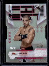 2025 Topps UFC Finest Jose Aldo Die-Cut Refractor #47/50 Bantamweight