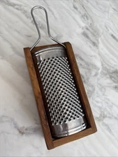Italian Olivewood Parmesan Cheese Box Grater