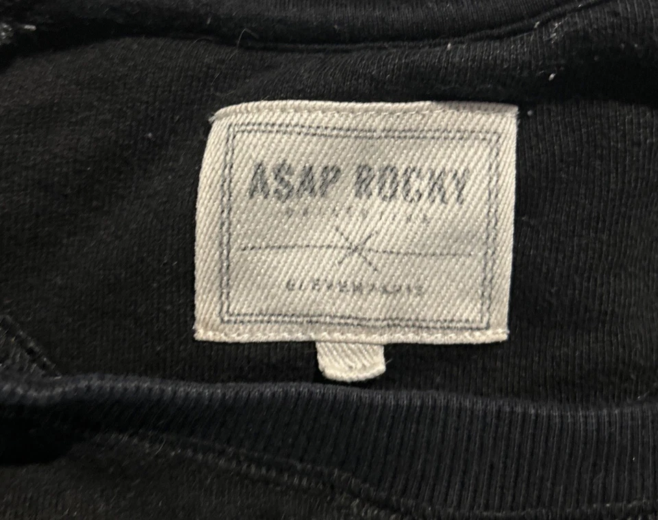 SWEATER HOMME ELEVEN PARIS COLLECTION ASAP ROCKY TAILLE MEDIUM NOIR - Photo 3/4
