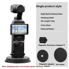 For DJI OSMO Pocket 3 Magnetic Expansion Adapter Mount Car Suction Cup Base