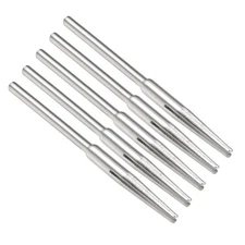 5 Pcs Shank Split Mandrel Tapered Sandpaper Holder for Abrasive Sanding Disc