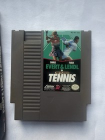 CHRIS EVERT & IVAN LENDL IN: TOP PLAYERS TENNIS Nintendo NES Game CIB Authentic!