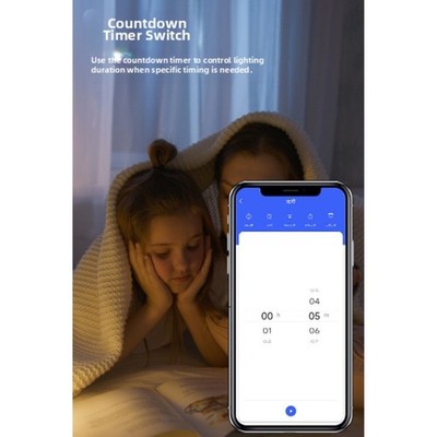 WiFi Smart Lichtschalter Set für Geräte mit einfacher App Einrichtung und Steu