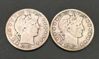 1902 & 1915 D Barber Half Dollar Silver Lot 50C