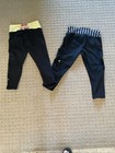 Lululemon Black Cropped Leggings Size 6-2 Pairs