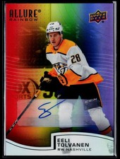 2021-22 Upper Deck Allure #R-57 Eeli Tolvanen Full Rainbow Autographs Predators