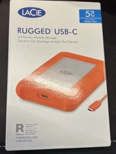 5TB External Hard Drive Lacie - USB C