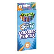 Crayola Swirl Colored Pencils for Kids, 12ct, Cute School Supplies, Ages 3