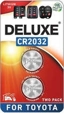 Toyota Key Fob Battery Replacement Pack of 2 - Fits RAV4 Camry Corolla