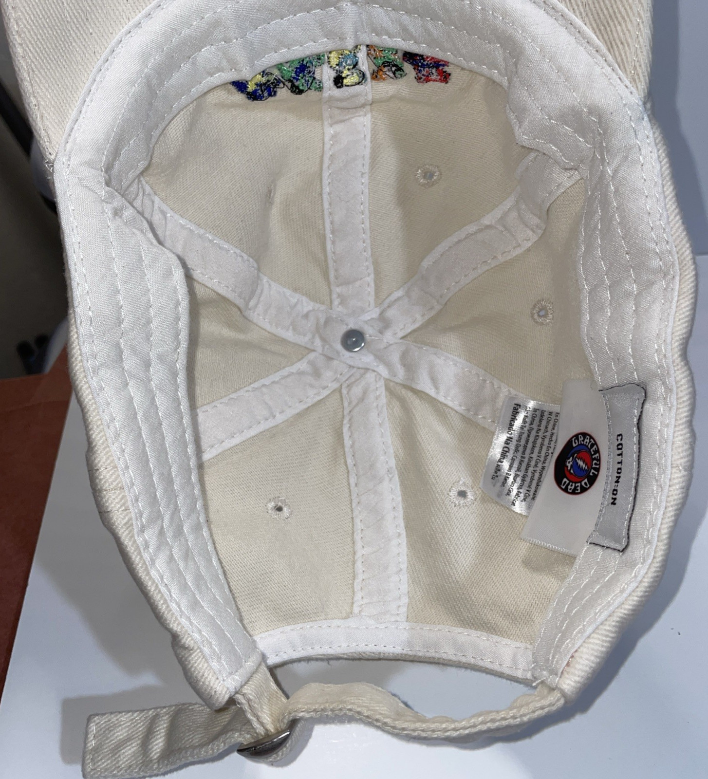 Grateful Dead Hat Dancing Bear Baseball Cap Adjus… - image 8