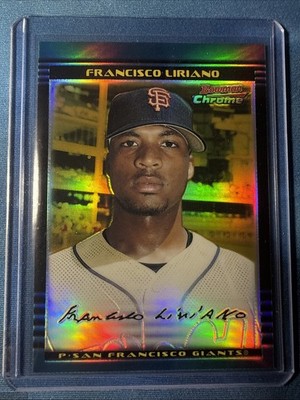 2002 Bowman Draft Chrome Gold Refractor Francisco Liriano 47/50
