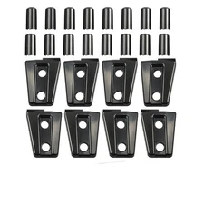 Hood & Door Hinge Cover Protector Trim Kit for Jeep Wrangler JK JKU 2007-2018
