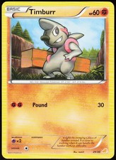 Timburr (#29) 29/30 Common BW Trainer Kit: Excadrill & Zoroark Pokemon LP