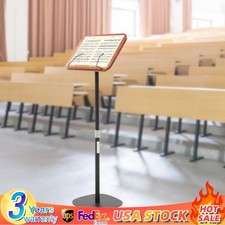 Book Stand Height Adjustable Music Stand Dual-Use Floor Book Holder Lectern Rack