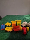 Vintage Fisher-Price Little People  Lot of 8, Working Vehicles.
