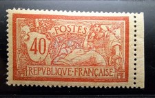 France 1900 No YT 119d Merson 40c Papier GC Neuf *