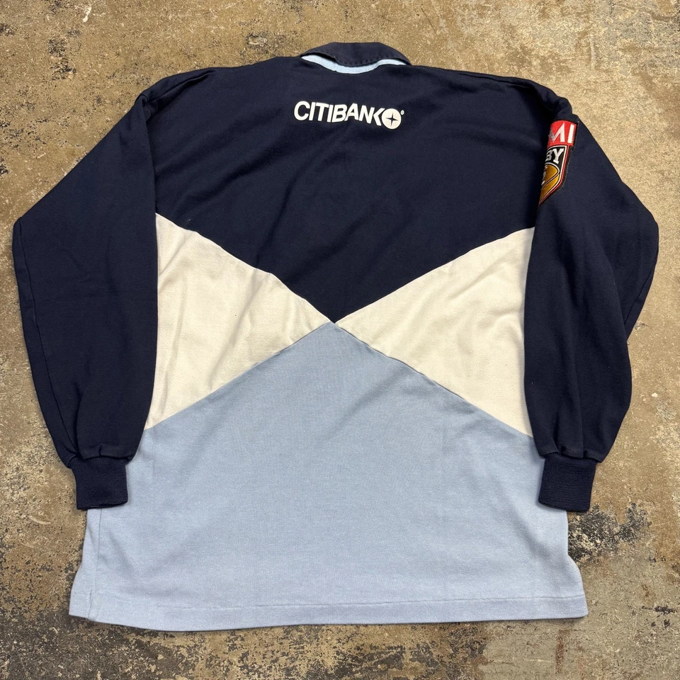 NSW Waratahs 1999 125 year anniversary Canterbury Rugby Jersey Citi Bank Sz XL - Image 2 of 4