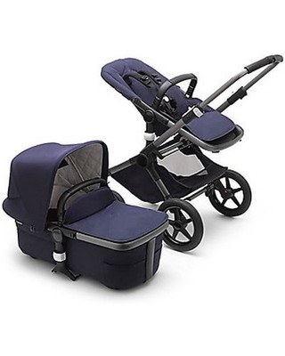 Bugaboo Fox 3 Kinderwagen Komplettset aus der Premiumkollektion In Marineblau