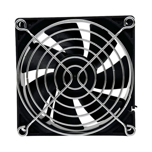 2PCS 12V DC 4.72"L*4.72"W*1"H 2Pin DIY Cooling Ventilation Exhaust Projects - Picture 3 of 3