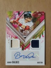 2021 Panini Diamond Kings Baseball Bobby Dalbec Bat/Jersey Relic Autograph 83/99