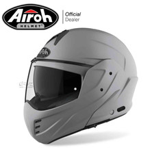 Casque Airoh Mathisse Modulaire Ouvrable Double Homologation Gris Foncé XS À XXL