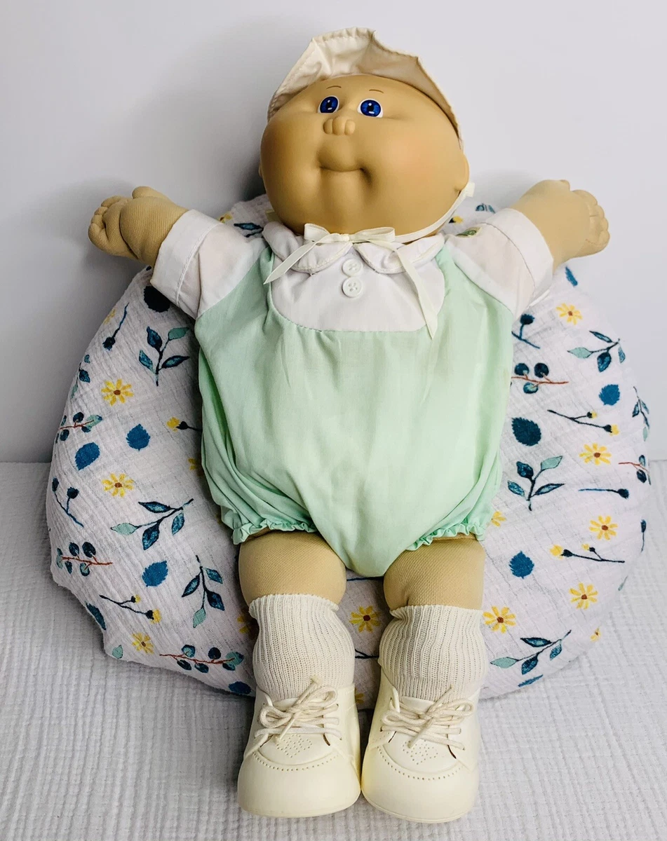 1985 Cabbage Patch Kids Preemie Boy Bald Blue Eyes Original