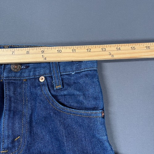 Vintage Levis 717 Herrenjeans 25x32 Bootcut blau Denim Western Made in USA 80er - Bild 8 von 16