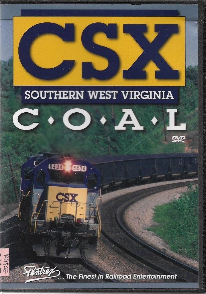 CSX SOUTHERN WEST VIRGINIA COAL DVD Train RAILROAD disc in