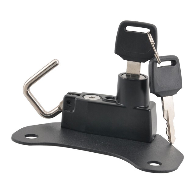 Motorcycle Black Safety Helmet Lock with Two Keys For Indian Scout Sixty 1518 eBay