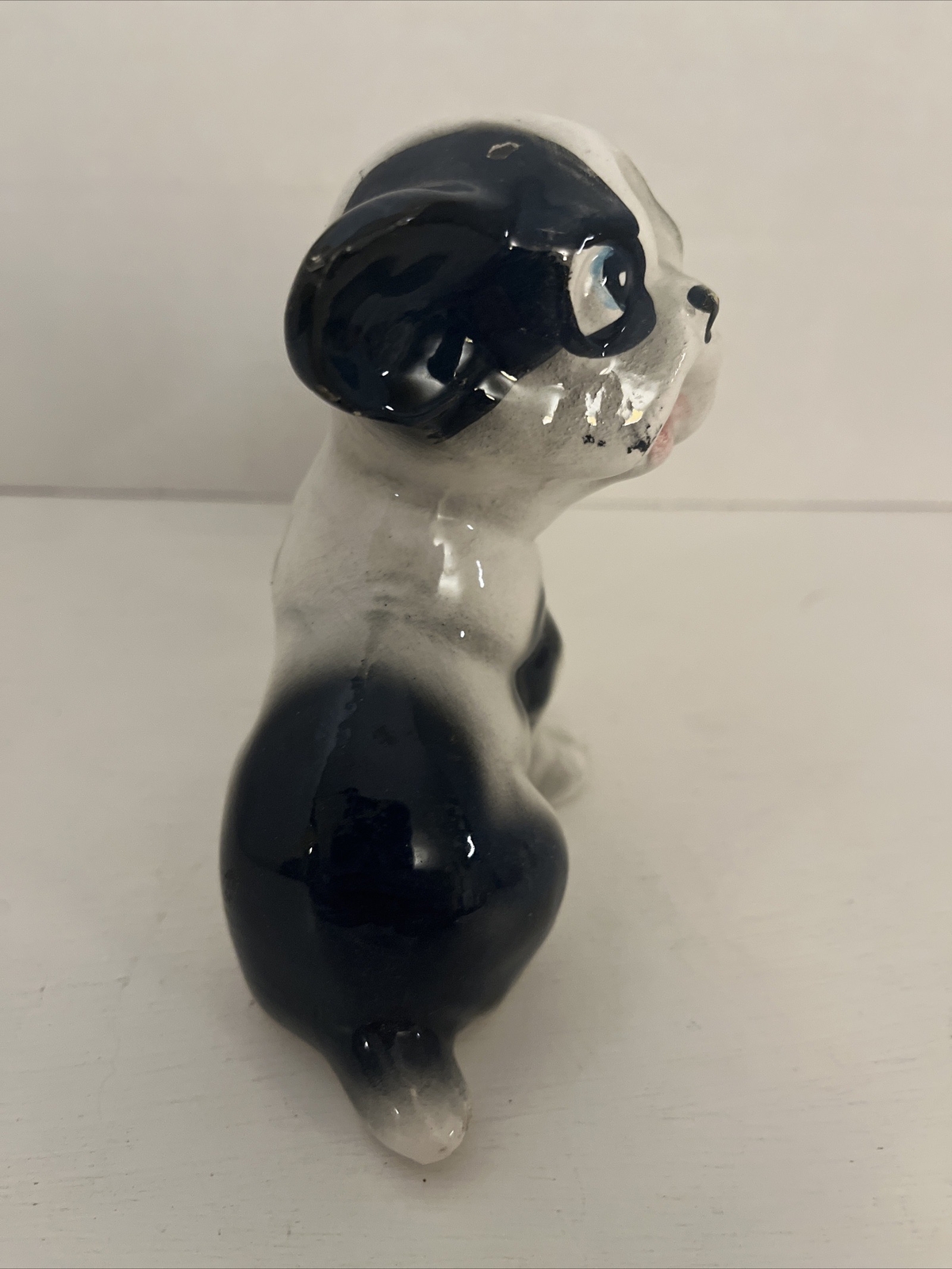 Old Vintage Ceramic Boston Terrier 4” H Silly eBay