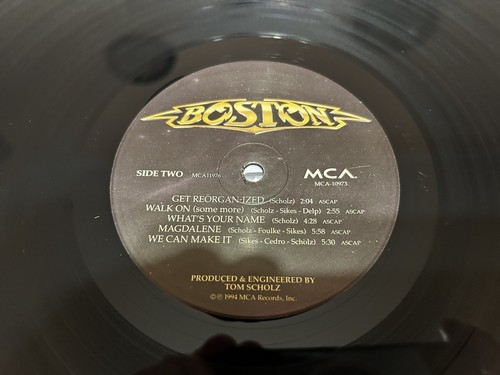 BOSTON - WALK ON MCA RECORDS USA AOR 1994 MINT - Picture 7 of 9