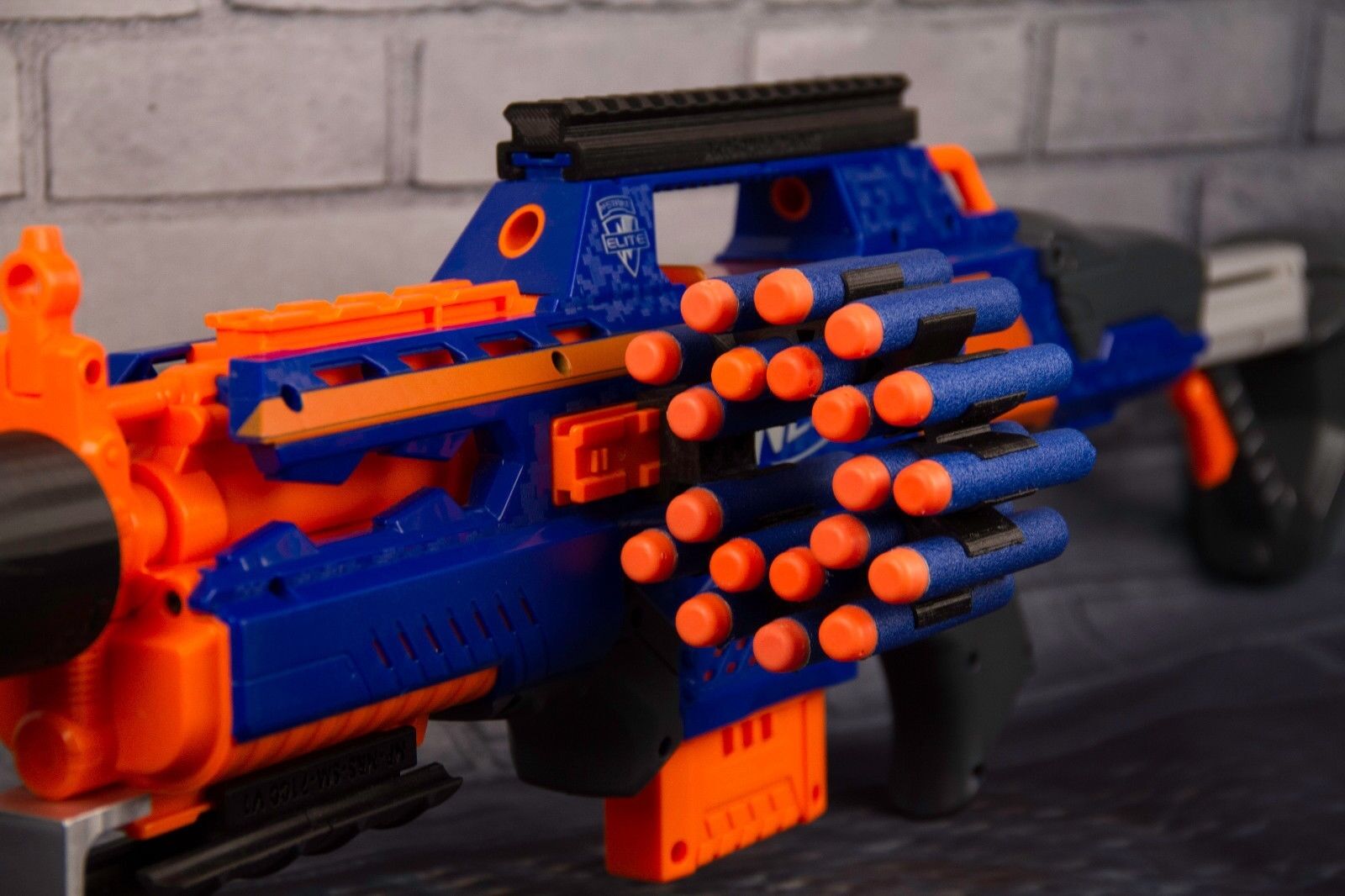 3D Printed -- Nerf Ring and Pin Sight (Set) for Nerf Dart Gun Blaster