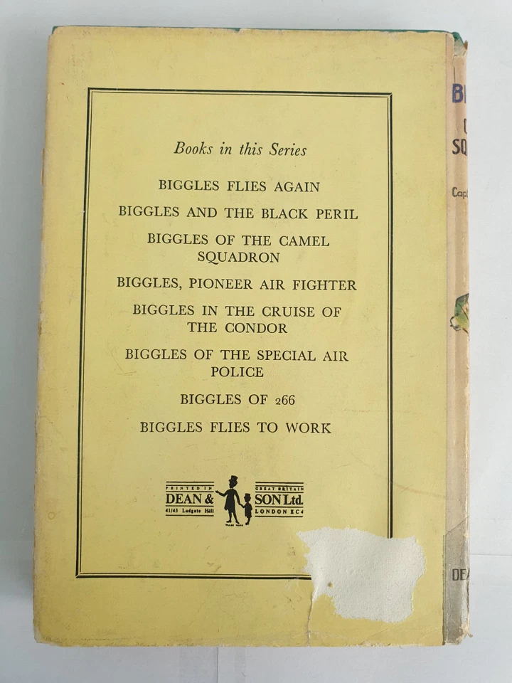 Biggles Of The Camel Squadron, First Edition, Ex Library - Image 2 of 4