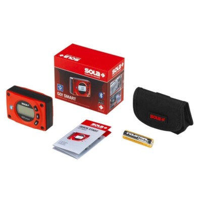 Sola Digitale Neigungs-Wasserwaage GO smart 8 cm lang inkl. Gürteltasche