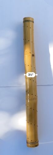 Vintage Elefant großes Bambus Didgeridoo Regeninstrument (Handarbeit) - Bild 6 von 6