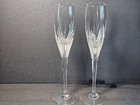 Set of 2 Mikasa Flame D'Amore Crystal Champagne Flutes — photo 1