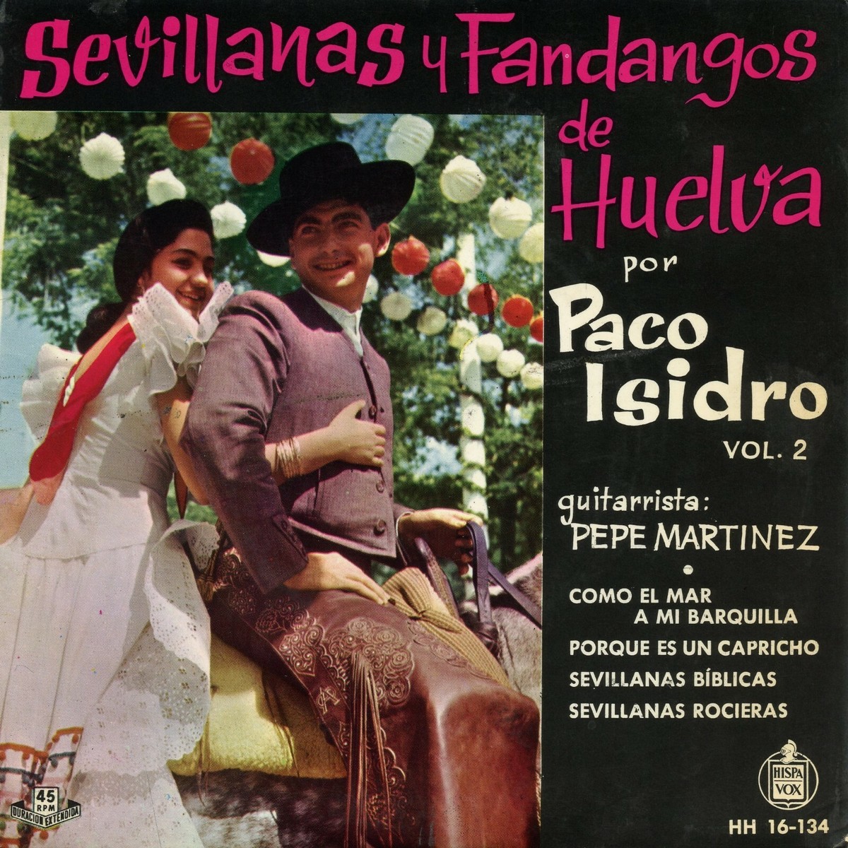 【中古】 Paco Del Gastor / Flamenco De La Frontera PACO ISIDRO / Cante Flamenco / HISPAVOX HH 16-134 Press