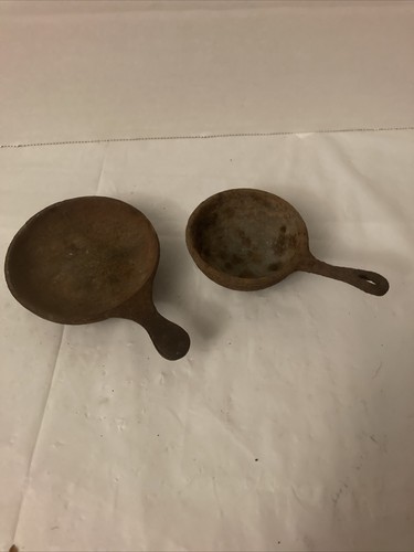 Miniature Cast Iron Pots Pan Skillet Kitchen Camping