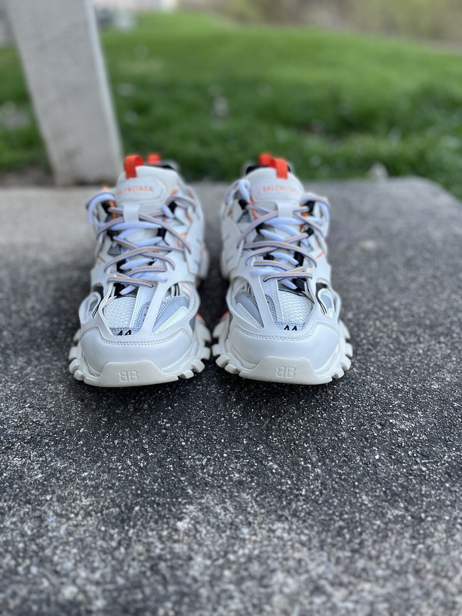 Size 11 - Balenciaga Track Sneaker White Orange | eBay Size 11 - Balenciaga Track Sneaker White Orange | eBay