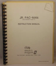  JR. PAC-MAN: BALLY instruction manual MIDWAY MFG.CO
