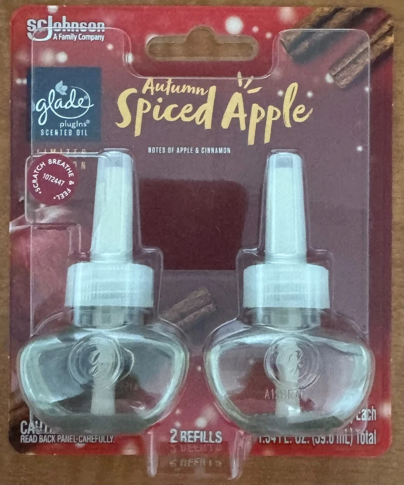 Glade PlugIns 10 Scented Oil Refill Autumn Spiced Apple Limited Edition Cinnamon - Image 2 of 3