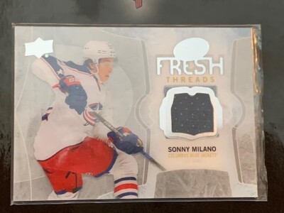 2016-17 UD Ice Fresh Threads Rookie #FT-SM Sonny Milano
