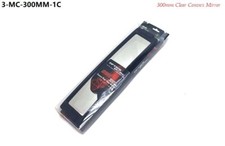 Universal 300mm Interior Clip-on Wide Angle View Convex Curve Rear View Mirror