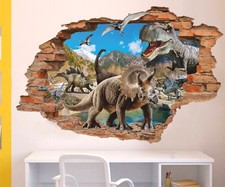 Dinosaur Wall Sticker, Wall Decal, Tyrannosaur, Removable Vinyl Sticker